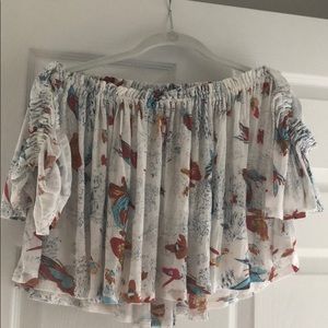 Splendid Cold Shoulder top
